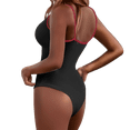 thumbnail image 4 of Shapewear Bodysuits for Women Scoop Neck Tummy Control Seamless Thong Bodysuit Cami Tank Top Bodysuit, 4 of 6
