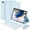 Blue, variant on 【Protective case Keyboard and mouse set】Detachable tablet case, lightweight, portable, and stable support with BT keyboard/pen slot, suitable for Samsung Galaxy Tab A9（8.7 inches）