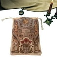 thumbnail image 1 of Tarot Card Holder Flannel Tarot Deck Bag Drawstring Pouch Mystical Drawstring Tarot Bag with Flower  Pattern Portable Jewelry Pouch Bags for Tarot Deck Cards Dice newcomer, 1 of 8