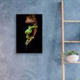 thumbnail image 4 of Epic Art 'Frog Portrait' by Thomas Haney, Acrylic Glass Wall Art, 16"x24", 4 of 8