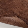 thumbnail image 4 of Cotton Solid 2-Piece Chocolate Highly Absorbent Non-Slip Backing Bath Rug Set by Superior, 4 of 12