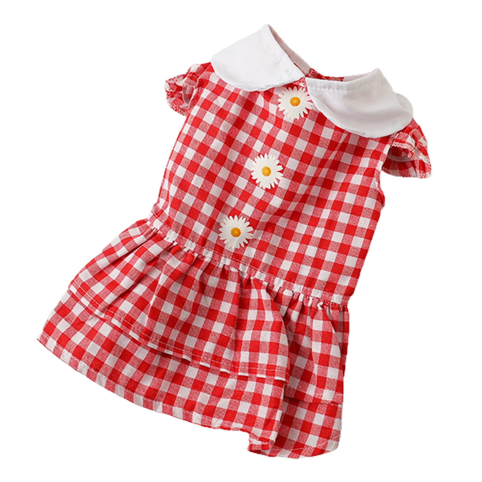 Dog Dress Plaid Pattern Pet Outfit Princess Skirt Cat Clothes Summer dog-dress-plaid-pattern-pet-outfit-princess-skirt-cat-clothes-summer