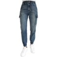 thumbnail image 1 of Almost Famous Jeans Cargo Jogger pour Juniors, Marine, Moyen, 1 of 2