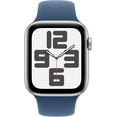 thumbnail image 2 of Apple Watch SE2 44mm GPS Silver Aluminum Case with Denim Sport Band S/M, 2 of 3