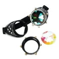 thumbnail image 2 of SAYFUT 40+Colors Goggles Retro Mosaic Kaleidoscope Rainbow Sunglasses Special Lens Men Women Designer Cosplay Goggles Glasses, 2 of 3