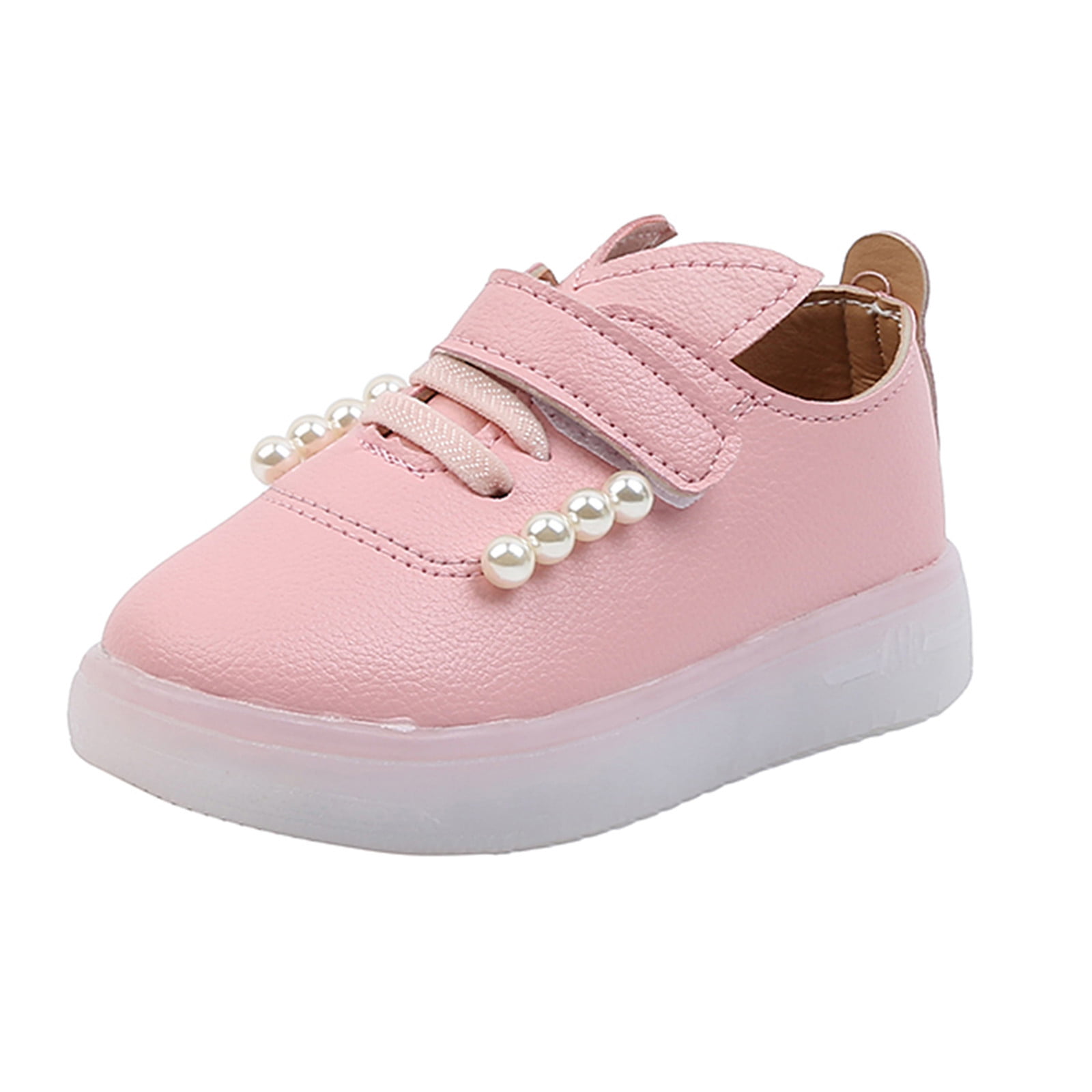 Children Kids Led Sneakers Bow Eyelashes Cute Shoes Girls Princess Sneakers