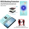 thumbnail image 5 of Leather For Google Pixel 9 / Pixel 9 Pro Case 【RFID Blocking】Ballet Girl Flip Wallet Leather Case With Card Holder Magnetic Closure  Phone Cases Cover,Green, 5 of 8
