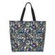 thumbnail image 1 of Balery Purple-Gold Triangles Bolsa Tote Estilo Estético con Cremalleras, Bolsa de Hombro, Bolsa de Compras Grande y Plegable, 1 of 8
