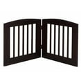 thumbnail image 1 of Ruffluv 252402 2 Panel Medium Expansion Pet Gate, Cappuccino - 24 x 48 x 0.75 in., 1 of 1