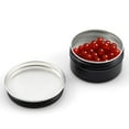 thumbnail image 3 of 12 Pack Aluminum Tin Jar Refillable Containers Aluminum Screw Lid Round Tin Container Bottle for Cosmetic,Lip Balm, Cream Silver, 3 of 7