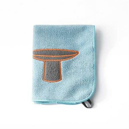 

Thinsont Water Absorbing Dishcloth Wall Hanging Reusable Dishes Cloth Pots Rag Scouring Towel Household Kitchen Toilet Restaurant Blue Table
