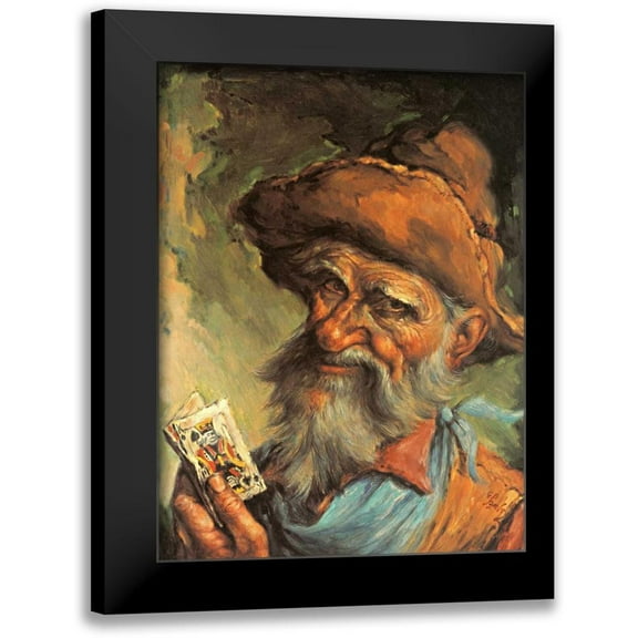 Szabo, Endre 12x14 Black Modern Framed Museum Art Print Titled - A Good Hand