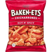 Baken-ets Chicharrones Hot'N Spicy Flavored Fried Pork Skins, 2.125 oz Bag
