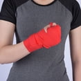 thumbnail image 4 of Vendaje de boxeo de algodón de 2,5 m, banda absorbente de sudor deportiva, vendaje para envolver las manos, protector de manos, banda para envolver las manos, 4 of 4