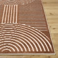 thumbnail image 2 of Hauteloom Deron Living Room, Bedroom Machine Washable Area Rug - Contemporary - Brown, White - 3'3" x 5', 2 of 6