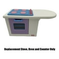 thumbnail image 2 of Replacement Part for Little Tikes My Size Barbie Dollhouse Playset - Replacement Collectible Blue and White Stove, Oven and Counter, 2 of 5