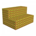 thumbnail image 1 of Oriental Foldable Mattress, Vibrant Floral Rounds Art, 74.8" x 35.4", Yellow Green Orange, by Ambesonne, 1 of 6
