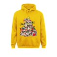 thumbnail image 3 of Sudadera con capucha ajustada para niños, diseño de árbol de Navidad, perro, Papá Noel, feliz Pugmas, para el día de los enamorados, ropa deportiva con estampado 3D, 3 of 5
