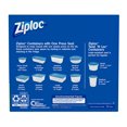 Ziploc® Brand, Food Storage Containers with Lids, Smart Snap Technology, Deep Square, 3 ct