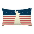 thumbnail image 1 of EREHome July 4 Independence Day Flag Usa Statue Of Liberty Pillow Case Cover Set 20x30 Inch, 1 of 1