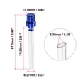 thumbnail image 3 of Unique Bargains 2 Pcs Blue Gas Universal Cap Air Vent Hose Tank Breather Two Way Valve Tube for Dirt Bike Motorbike, 3 of 6