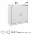 thumbnail image 5 of Pemberly Row Small Entryway Cabinet with Doors in White - Engineered Wood, 5 of 6
