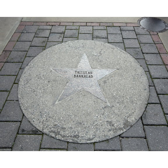 Print: Tallulah Bankhead Star On Alabama Movie Star Walk Of Fame In Front