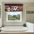 thumbnail image 5 of Rooster Valances 54" W x 18" L - Chicken Farmhouse Kitchen Curtains Valance for Windows Rod Pocket Rooster Kitchen Decor Decorations, 5 of 5