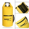 thumbnail image 3 of Greeniant Bolsa seca impermeable de 10L, deportes acuáticos portátiles, Rafting, a la deriva, Camping, canoa, natación, kayak, bolsa con cremallera, Mochilas de mochilero Negro Greeniant OD029603-04, 3 of 6