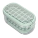 thumbnail image 5 of 2 Bandejas Bandejas Cuadradas Redondas para Cubitos de Hielo con Tapa y Recipiente para Congelador Moldes para Cubitos de Hielo con Pala para Hacer 54 Cubitos de Hielo Base Blanda Juego de, 5 of 10
