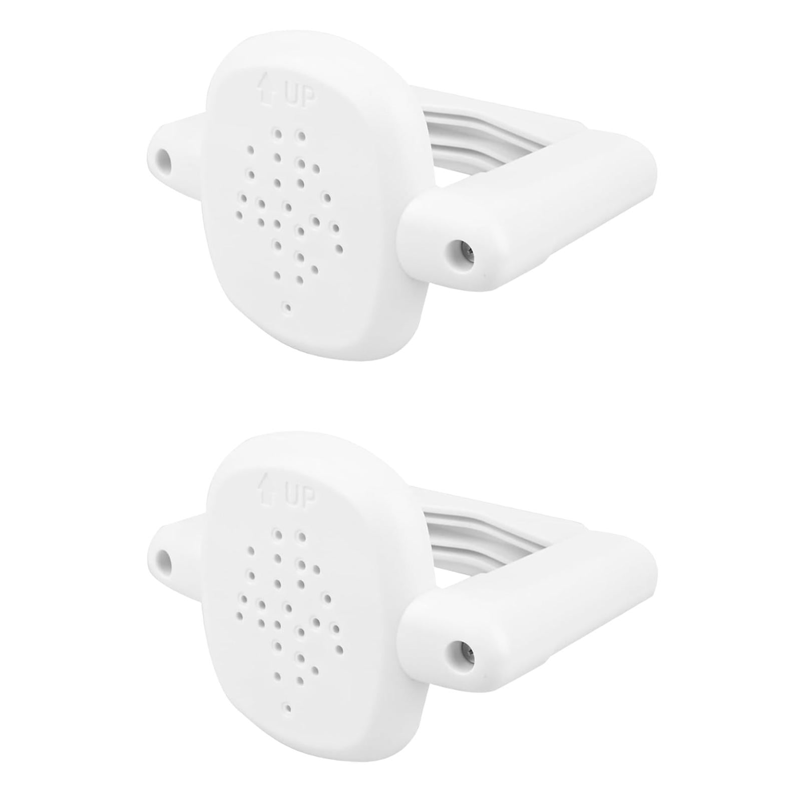balikha 2 Pieces Stairs Gate Banister Adapter Mounting Security Equipment Puppy Kitten Fence Pet Barrier Replace Stair Gate Base Kit White