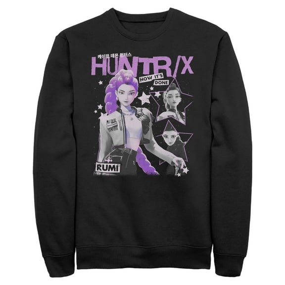 Mens KPop Demon Hunters Pop Star Huntrix Rumi Sweatshirt