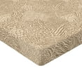 thumbnail image 4 of Ambesonne Abstract Modern Art Fitted Sheet, Brush Strokes, Full Size, Pale Khaki Dusk, 4 of 5