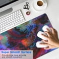 thumbnail image 3 of Galaxy Large Gaming Mouse Pad - 31.5x11.8 inch, Non-Slip Rubber Base, Desk Mat with Durable Stitched Edges - Enhances Keyboard & Mouse Performance, 3 of 7