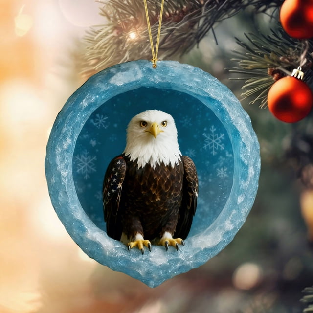 Christmas Animals Print Acrylic Hanging Christmas Gifts For Family Colleagues Christmas Tree Decoration