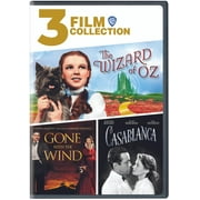 3 Film Collection: The Wizard of Oz / Gone With the Wind / Casablanca (DVD), Warner Home Video, Drama