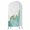 Teal, variant on Pink Gold Marble Wedding Arch Cover,Stretchy Spandex Arch Backdrop Stand Covers 6 FT,Modern Abstract Marble Crack Texture Round Top Arched Backdrop Cover for Birthday Party Ceremony Baby Shower Event