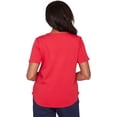 thumbnail image 2 of Alfred Dunner Womens Sparkling Americana Butterfly Tee, 2 of 4
