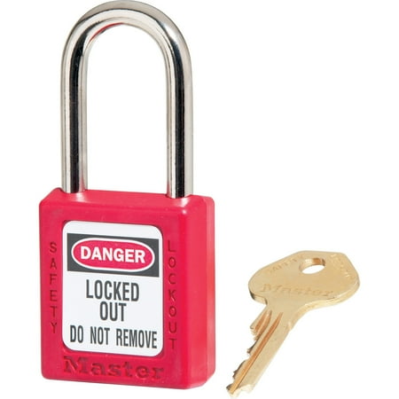 American Lock Red Padlock - Master Lock, MLK410RED, Danger Red Safety Padlock, 1 Each, Red