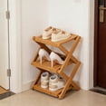 thumbnail image 2 of MKHSQHDG Today's Deals Tier Foldable Shoe Rack Organizer Shelf Space Saving Storage for Entryway Closet Bedroom Corner, 2 of 6
