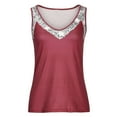 thumbnail image 5 of Women's Summer Glitter Tank Tops Sleeveless V-Neck Loose Tunic Tee Tops Casual Trendy T Shirts Blouses Clubwear, 5 of 7