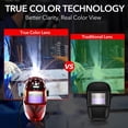 thumbnail image 4 of Casco de soldadura TRQWH KTS-JD14 con oscurecimiento automático True Color, 4 of 9