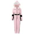 thumbnail image 6 of Baqcunre Clearance! Ski Jacket Women, Women's Fashion Ski Jacket Hoodie Outdoor Sports Jumpsuits Zipper Skiwear, Womens Winter Coats Pink, M, 6 of 7