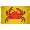 thumbnail image 1 of Vista Flags Drapeau Crabe (Image) 3x5 Polyester, 1 of 2