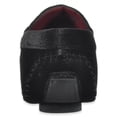 thumbnail image 3 of Jodano Boys' Velvet Driving Moccasins Shoes Color: black Size: 6 toddler, 3 of 3