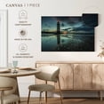 thumbnail image 5 of Elephant Stock Point Of Ayr Lighthouse Wall Art - Horizontal Canvas Wall Art - Living Room Wall Decor - Nautical Canvas - Gray And Blue Decor - 48" x 32", 5 of 8