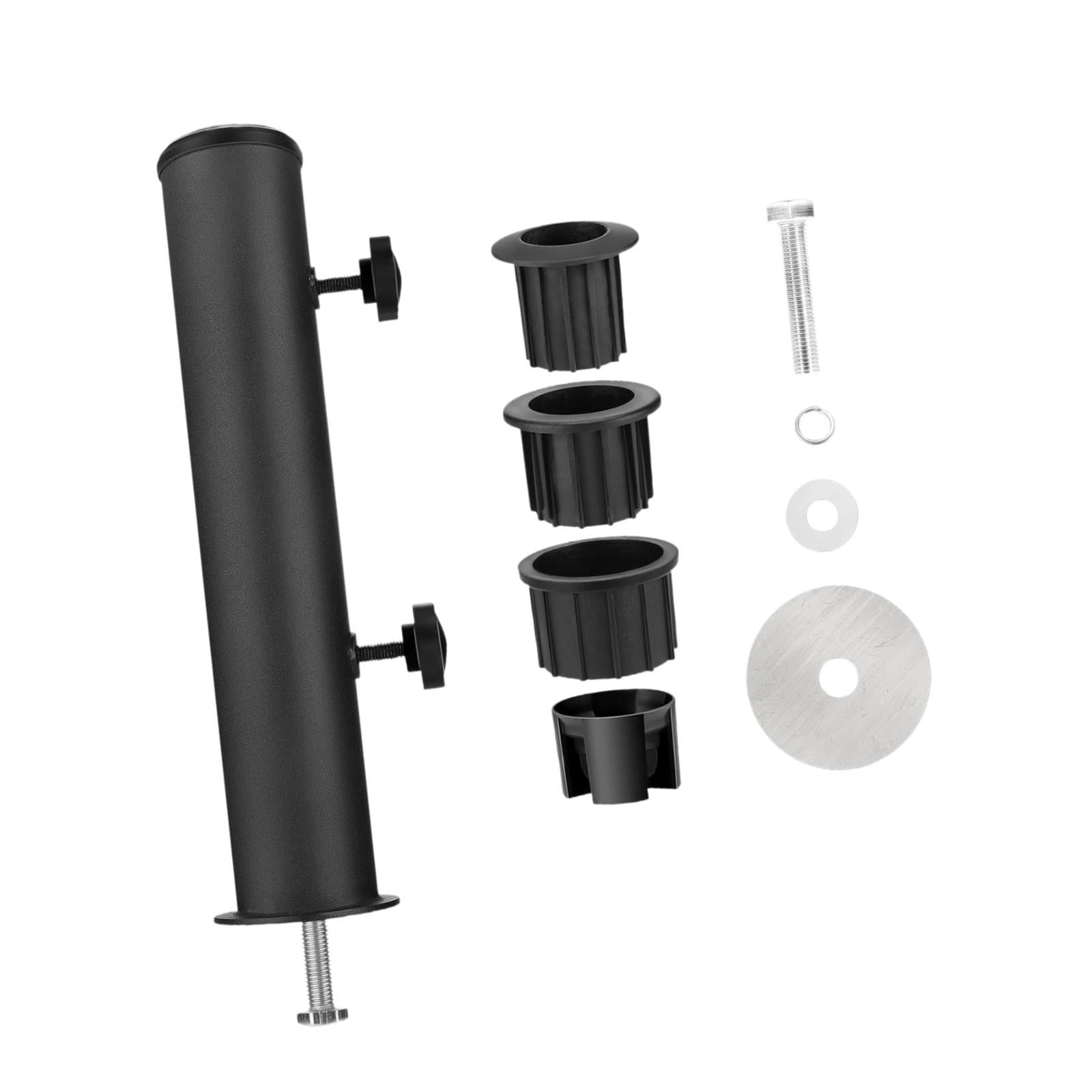 Bothyi Umbrella Stand Tube Black Marble Flag Pole Stake for Beach Lawn Summer Beach
