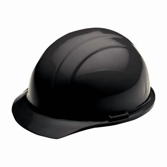 Hard Hat, Americana, Polyethylene, 4 Point Pinlock, Type 1, Class E, Black