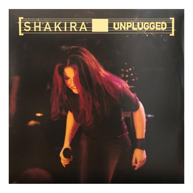 Shakira Mtv Unplugged Black Negro 2 Lp Vinyl