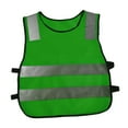 thumbnail image 4 of LOVIVER Gilets Réfléchissants pour Enfants Vêtements de Travail Fluorescents avec Bandes Réfléchissantes Vert, 4 of 8